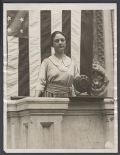 Woman Representative in Speaker's Chair