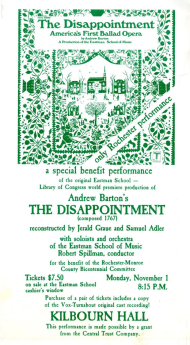 Disappointment Handbill