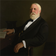 Speaker of the House Joseph Warren Keifer of Ohio