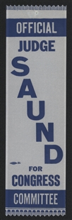 Dalip Singh Saund Campaign Ribbon