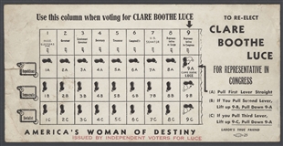 Clare Boothe Luce Blotter